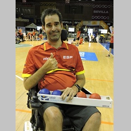 Alejandro Díaz se impone en la primera jornada de la Liga Nacional de Boccia